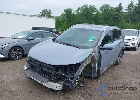 2021 Honda Cr-V Hybrid Touring из США, поврежденный, VIN 7FART6H91ME022993